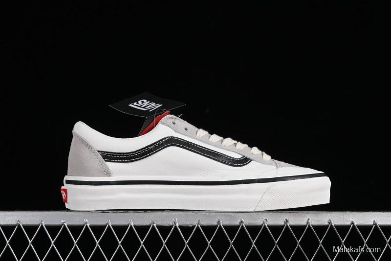 Vans Old Skool Reissue 136 Low-Top Skate Shoes with Detachable Cushioned Insole - VN000MT6KIG