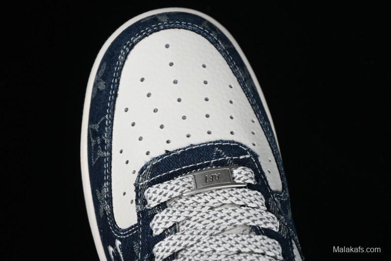 Nike Air Force 1 '07 Low LV Collaboration - Midnight Navy Low-Top Casual Sneakers - SJ2088-003