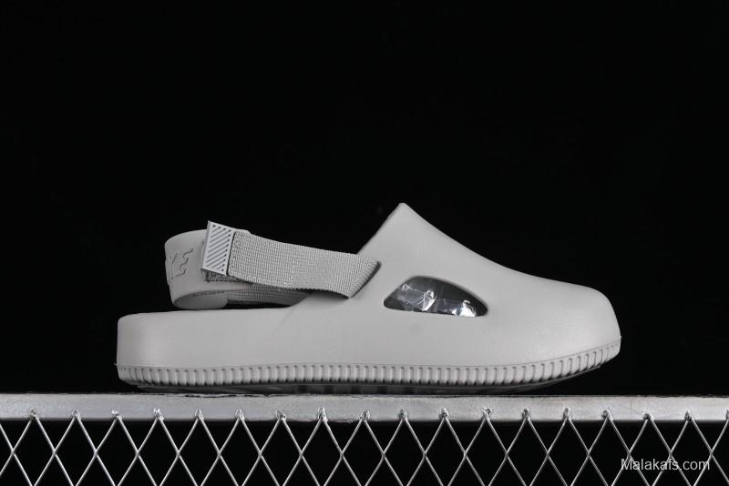 Nike Calm Slide Mule Comfortable Foam Sandals with Textured Footbed - FB2185-100
