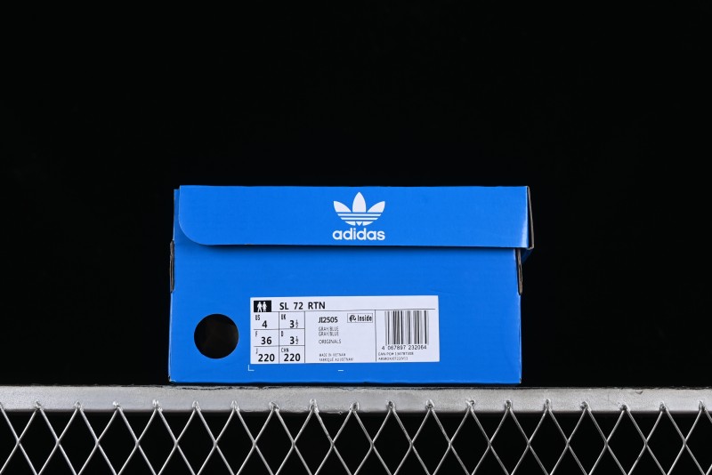 Adidas Originals SL 72 Retro Running Shoes with Nylon Upper and Rubber Outsole - JI2505