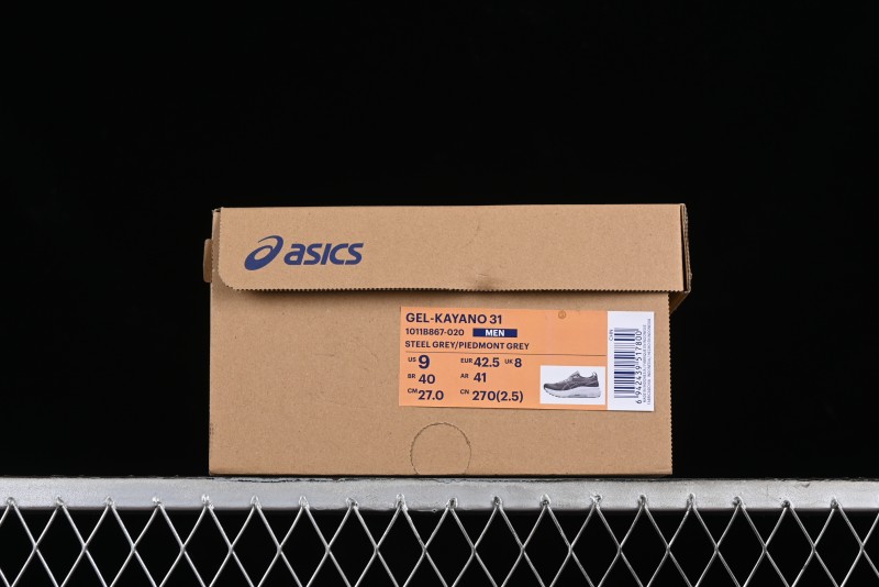 Asics Gel-Kayano 31 Running Shoes with Enhanced Cushioning and Breathable Design - 1011B867-020
