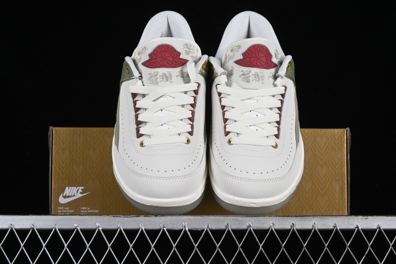 Nike Air Jordan 2 Low Chinese New Year AJ2 Dragon Year Sneakers - FJ6871-100