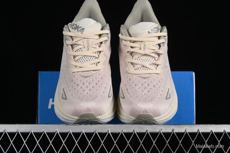 HOKA ONE ONE Clifton 9 Lightweight Breathable Knit Mesh Running Shoes - 1127895 OKB