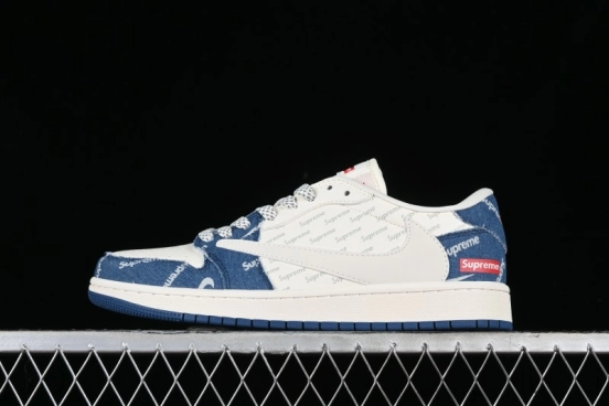 Nike Air Jordan 1 Low OG SP Travis Scott x Fragment Design Collaboration Sneakers - LJ5188-001