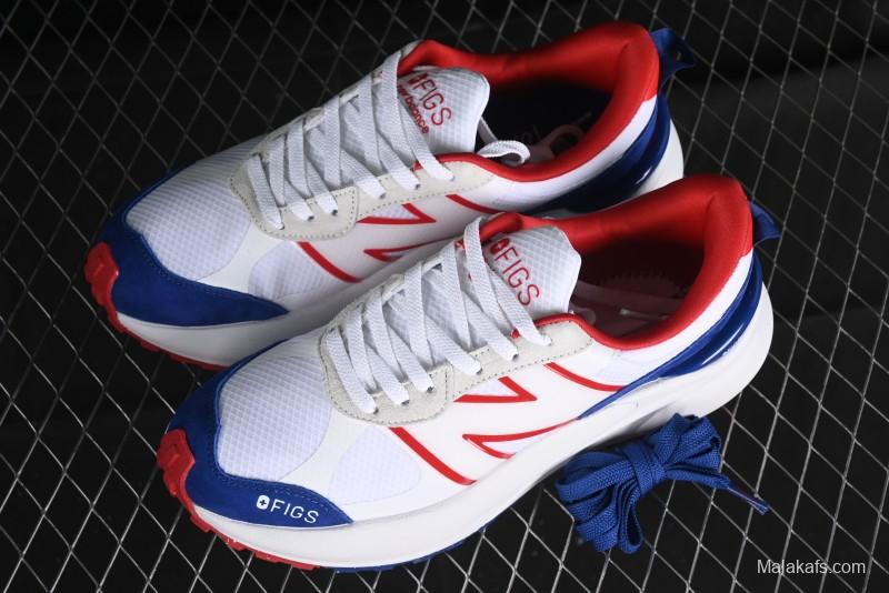 New Balance 3447 Series Retro Running Shoes with Textile and Leather Upper - U3447LA