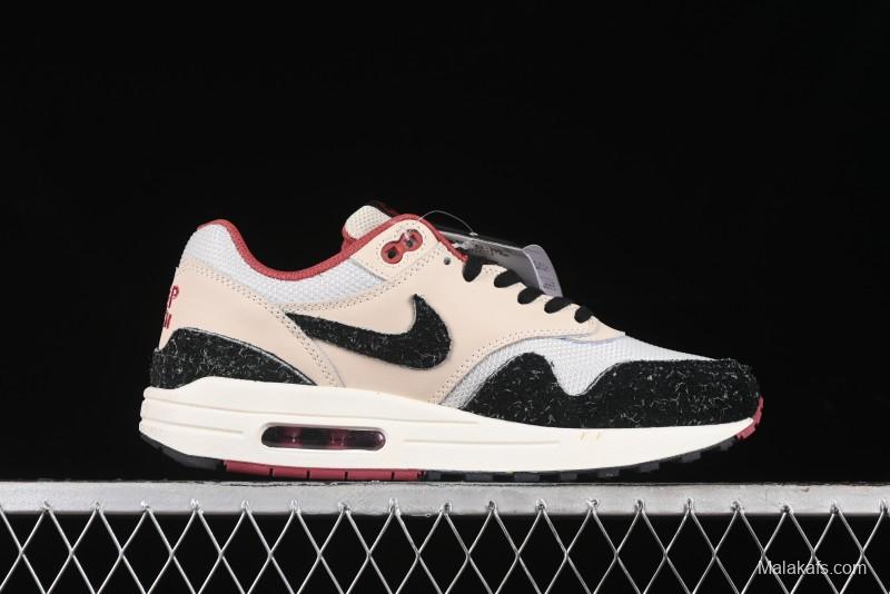 Nike Air Max 1 Retro Running Shoes with Half-Sole Air Cushion - FD5743-200