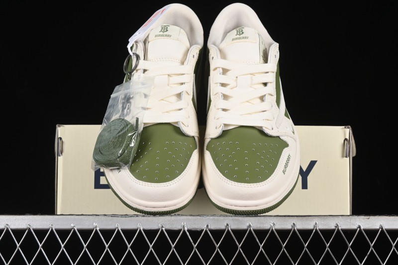 Nike Travis Scott x Fragment Design x Air Jordan 1 Low OG SP AJ1 Cultural Casual Sneakers - BB6588-311
