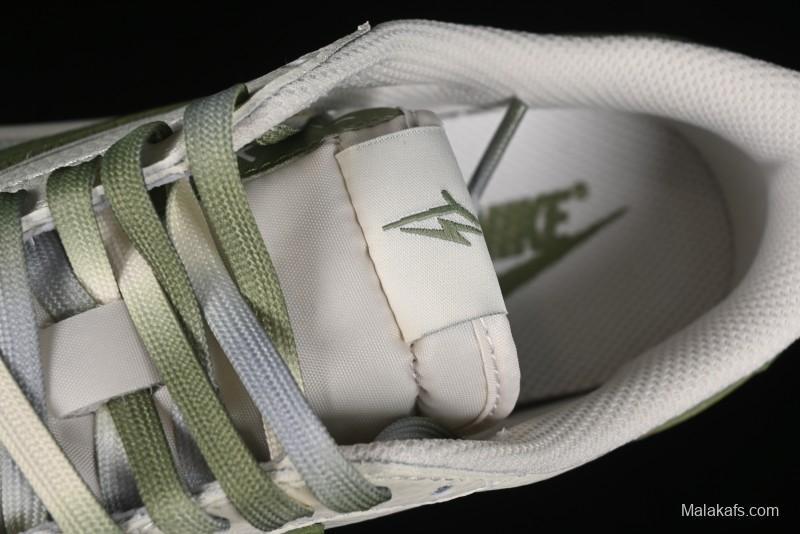 Nike Travis Scott x Fragment Design x Air Jordan 1 Low OG SP AJ1 Low Top Casual Sneakers - DM7866-019