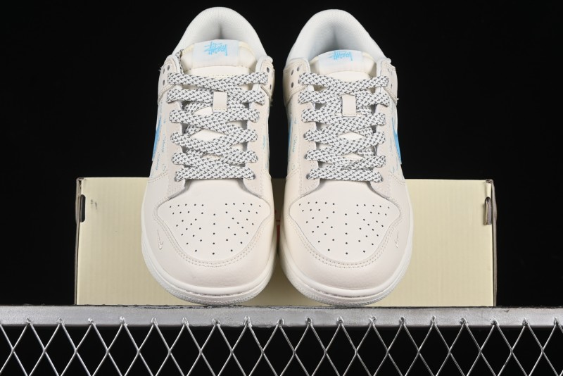 Nike SB Dunk Low Stussy Anniversary Custom Low-Top Casual Skate Shoes - SJ2068-281