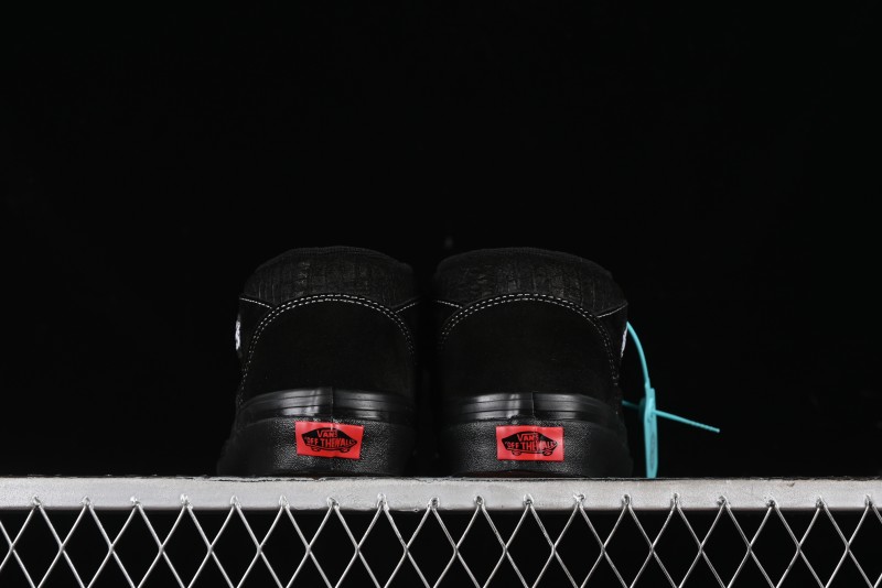 Vans Half Cab 33 DX Black Knight Anaheim Classic Retro Skate Shoes - VN0A5KX6BKA