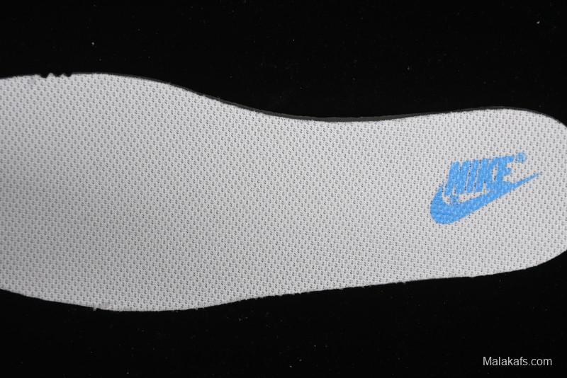 Nike SB Dunk Low Supreme Collaboration - Cream White with Sky Blue Swoosh Anniversary Customized Low-Top Casual Skate Shoes - DJ2024-012