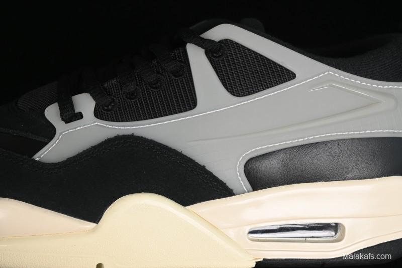 Nike Air Jordan 4 Remastered Sneakers in Black with Textile Mesh, Leather and Suede - FQ7939-006