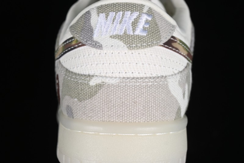 Nike SB Dunk Low Bape Collaboration - Crystal Camouflage Anniversary Custom Low-Top Casual Skate Shoes - JH8040-941