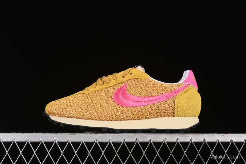 Stussy x Nike Roshe Run LD-1000 Comfortable Versatile Non-Slip Durable Waffle Low-Top Casual Running Shoes - FQ5369-700