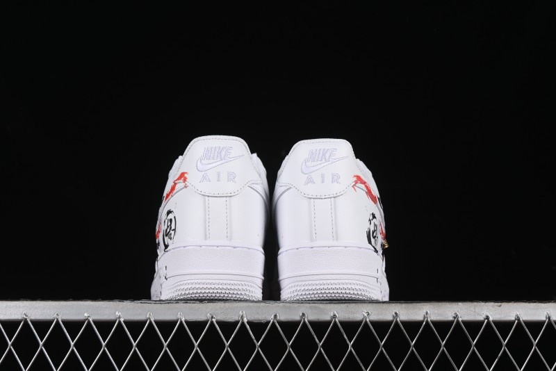 Nike Air Force 1 '07 Low Black Myth Wukong Custom Spray Paint Gift Box Low-Top Casual Sneakers - ZH0316-043