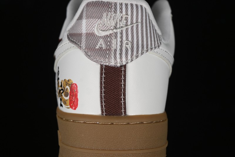 Nike Air Force 1 '07 Low "Open Cirrus" Black Myth Wukong Theme Casual Sneakers - FV3700-211