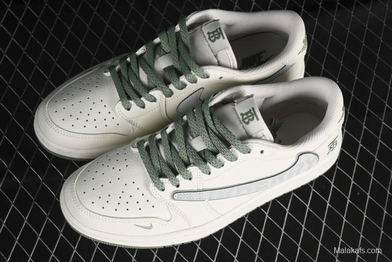 Nike Travis Scott x Fragment Design x Air Jordan 1 Low OG SP AJ1 Low Top Casual Sneakers - DM7866-020