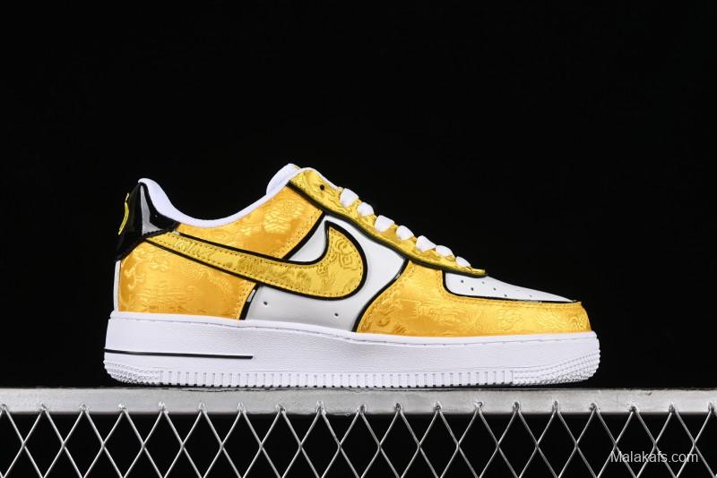 Nike Air Force 1 '07 Low DIY Golden Dragon Embroidery Casual Sneakers - CW2288-202