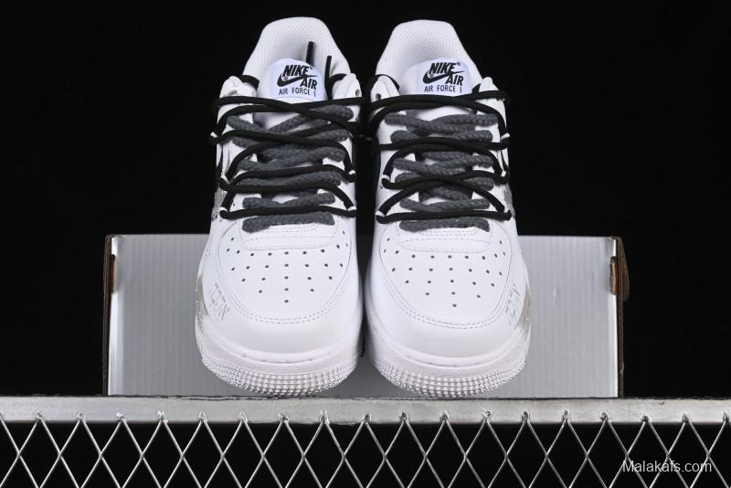 Nike Air Force 1 '07 Low Peace Dove Spray Custom Low-Top Casual Sneakers - ZH0316-031