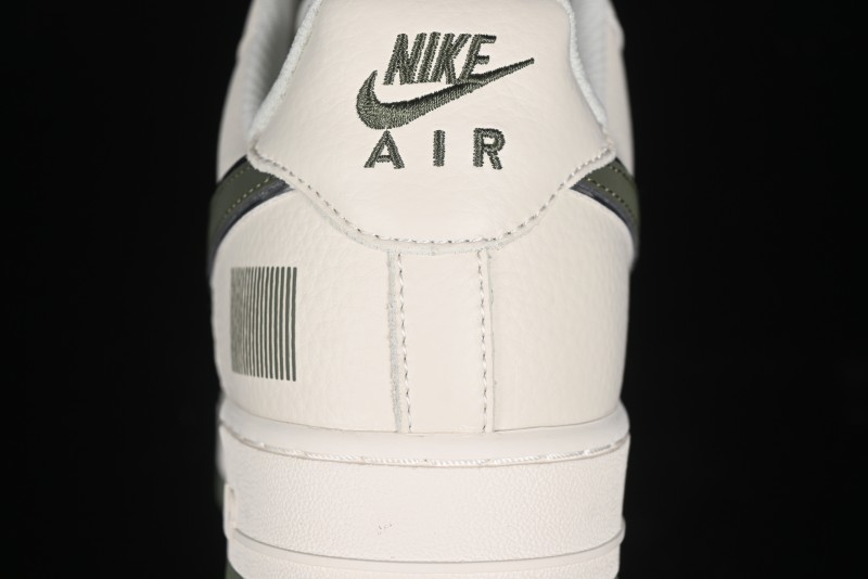 Nike Air Force 1 '07 Low QR Code Military Green Starry Sky Casual Sneakers - CU1836-966