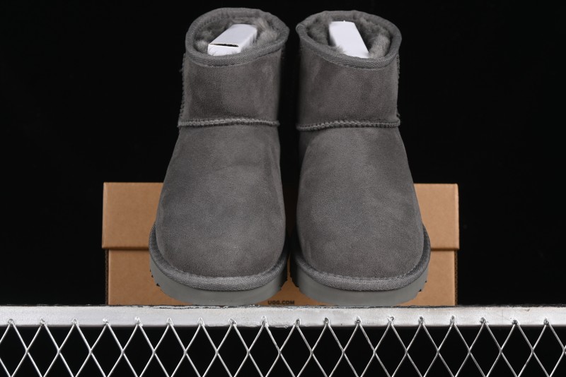 UGG Classic Ultra Mini II Short Boots with Genuine Wool Lining - 1016222