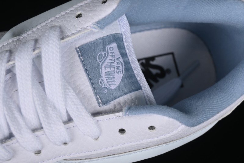 Vans Classics Knu Skool Full Grain Leather White Bread Sneakers - VN0009QCDSB
