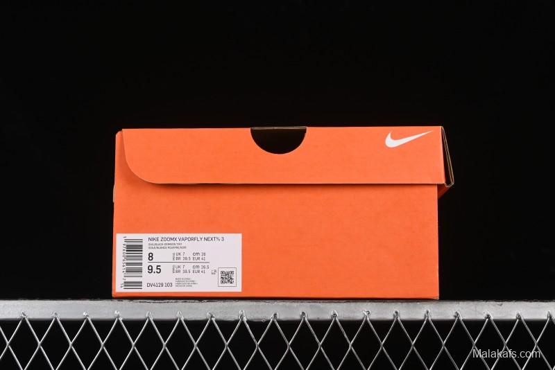 Nike ZoomX Vaporfly NEXT% 3 Marathon Series Foam Lightweight Cushioned Running Shoes - DV4129-103