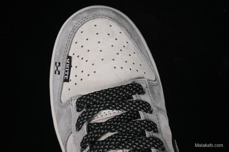 Nike SB Dunk Low OFF-WHITE Collaboration Anniversary Custom Sneakers - DQ1098-521