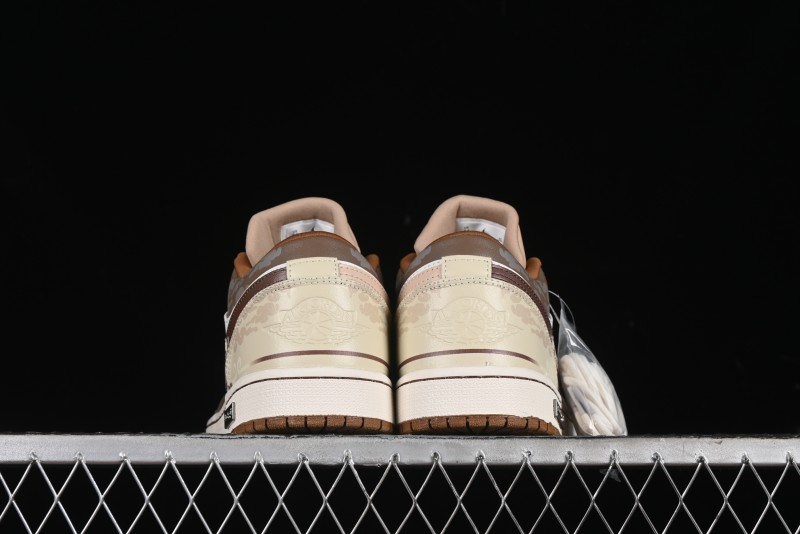 Nike Air Jordan 1 Low AJ1 Black Myth Wukong - Dark Monkey King Low Top Casual Sneakers - HF5753-221