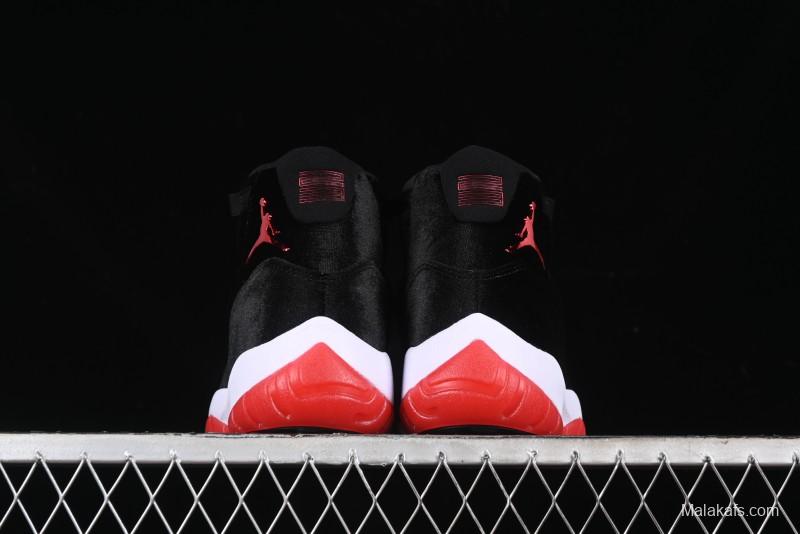 Nike Air Jordan 11 Retro "Bred Velvet" Basketball Shoes with Velvet Overlay - DB5457-061