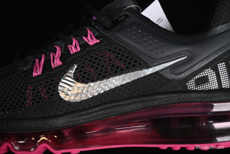 Nike Air Max 2013 Retro Breathable Mesh Cushioned Running Shoes - 555753-001