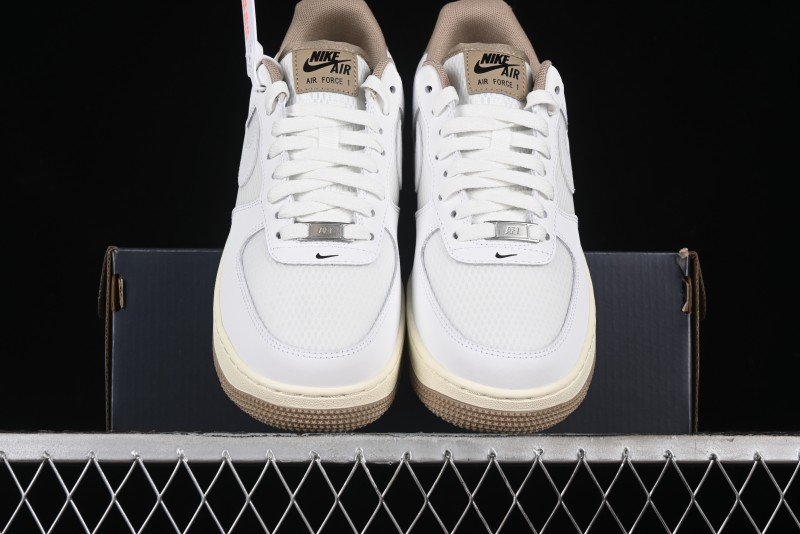 Nike Air Force 1 '07 Low Casual Sneakers with Full-Length Air Cushion - FZ5225-100