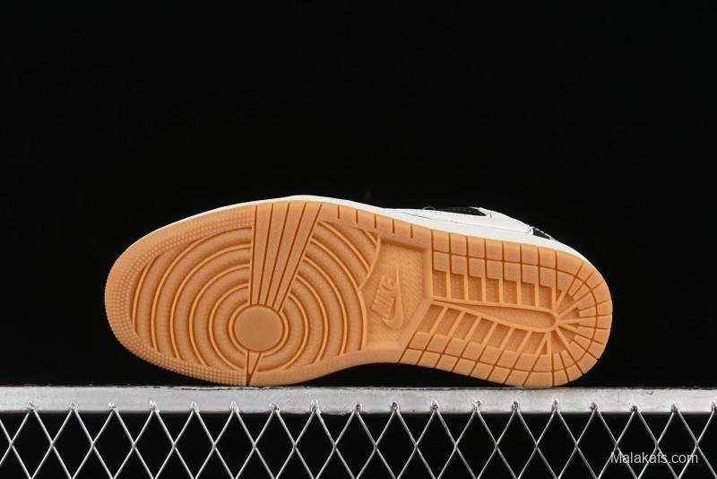 Nike Travis Scott x Fragment Design x Air Jordan 1 Low OG SP AJ1 Retro Sneakers - JH6089-004