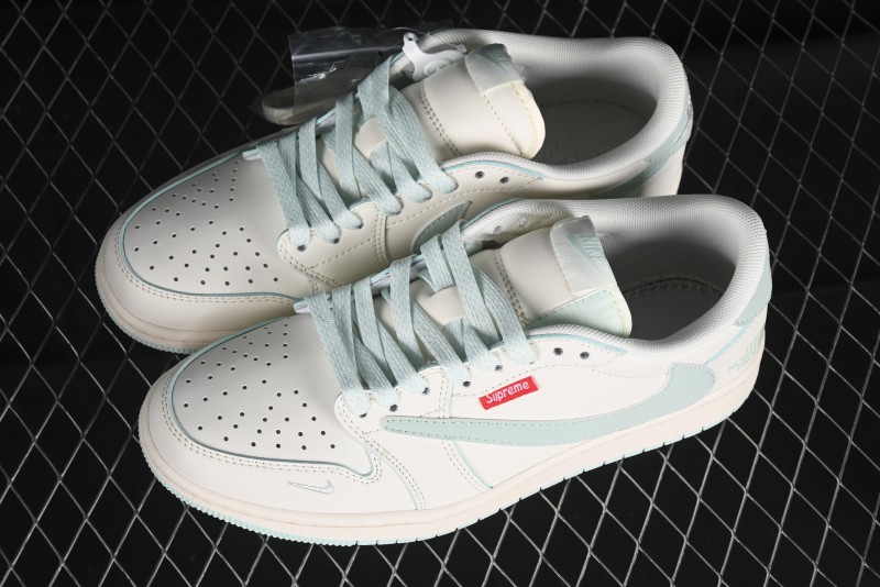 Nike Travis Scott x Fragment Design x Air Jordan 1 Low OG SP AJ1 Supreme North Face Collaboration - XZ5158-001