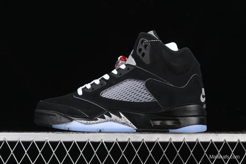 Nike Air Jordan 5 Retro Black Metallic Reimagined Basketball Shoes - HF3975-001