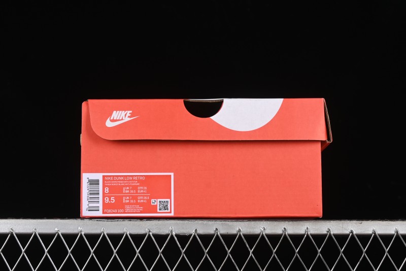 Nike Dunk Low Suede Panda Casual Sneakers - FQ8249-100