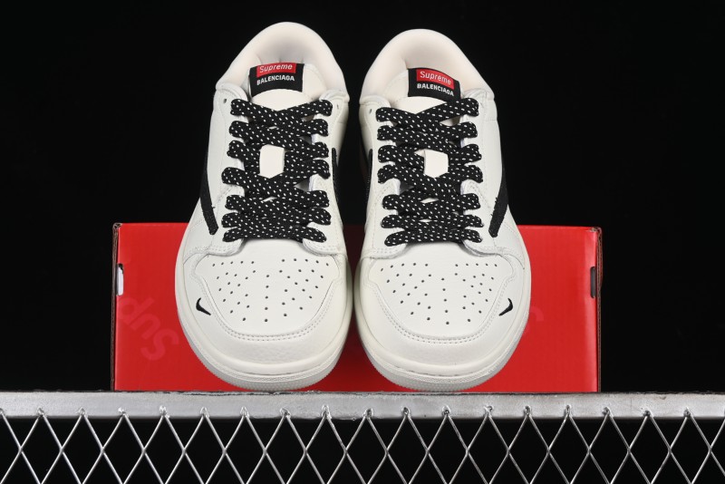 Nike Travis Scott x Fragment Design x Air Jordan 1 Low OG SP AJ1 Supreme Collaboration - JH6088-704