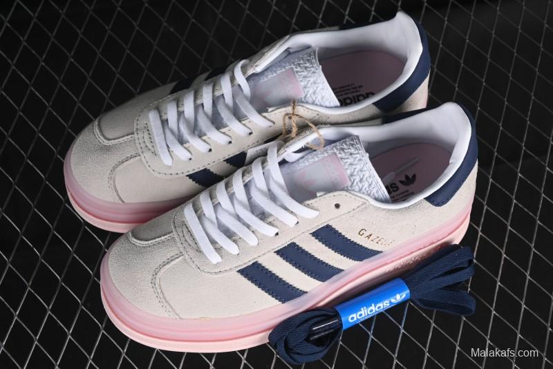 Adidas Originals Gazelle Bold IE6508 Low-Top Sneakers with Thick Sole for Casual Wear, Non-Slip and Durable - IE6508