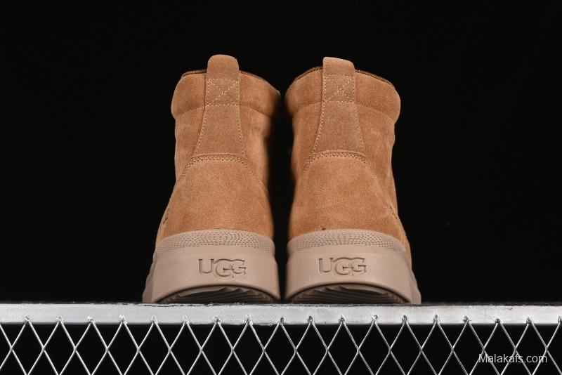 UGG Burleigh Boot Men's Lace-Up Winter Snow Boots with Lightweight Anti-Slip Combo Sole - 1153750