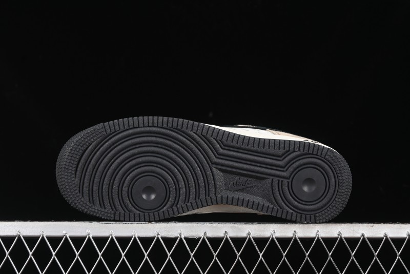 Nike Air Force 1'07 Low Stussy Collaboration - Milk Tea Low Top Casual Sneakers - XZ6188-999