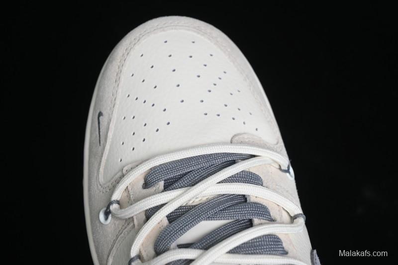 Nike SB Dunk Low The North Face Collaboration Anniversary Edition Customized Low-Top Casual Skate Shoes - DM6868-002