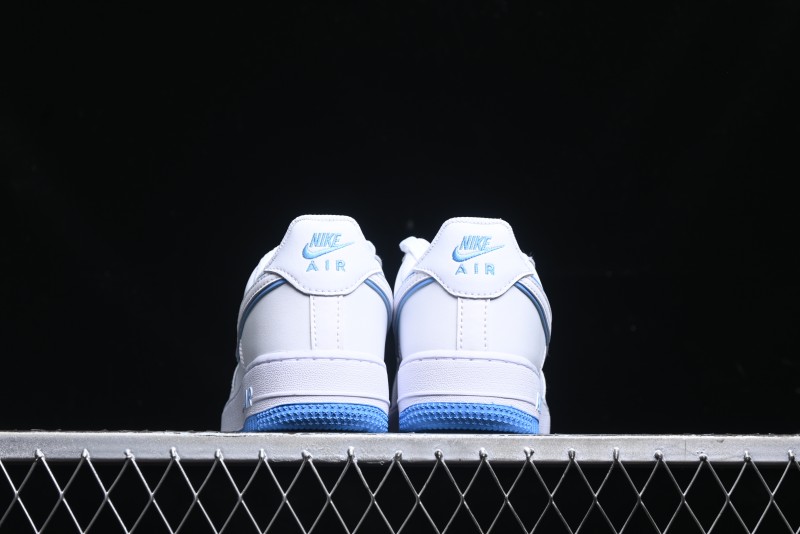Nike Air Force 1 '07 Low Top-Grain Leather Casual Sneakers with Full-Length Air Cushion - DV0788-101