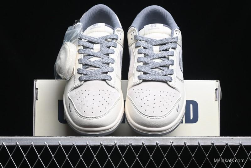 Nike SB Dunk Low UN Collaboration - Beige Grey Line Grey Sole Anniversary High-End Custom Low-Top Casual Skate Shoes - BB7518-003