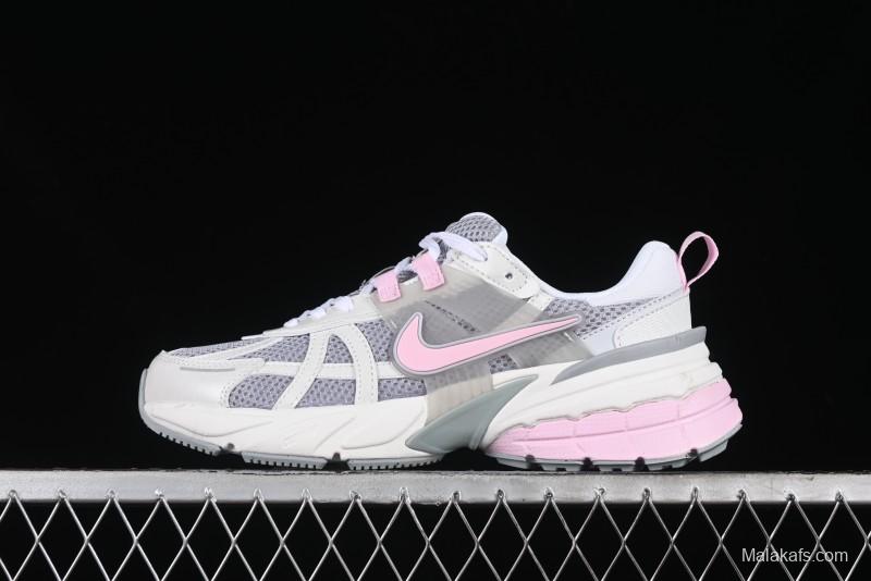 Nike V2K Runtekk 3XL Retro Low-Top Running Shoes with Shock Absorption and Anti-Slip Design - HQ4046-001