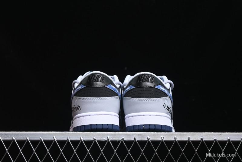 Nike Dunk Low Retro Casual Sneakers with Cosmic Star Eye Design - FQ8826-100