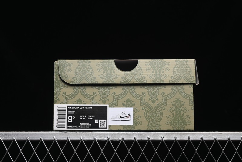 Nike SB Dunk Low Gucci Collaboration - Bumblebee Series Grey Black Hook Anniversary High-End Custom Low-Top Casual Skate Shoes - MM1089-029