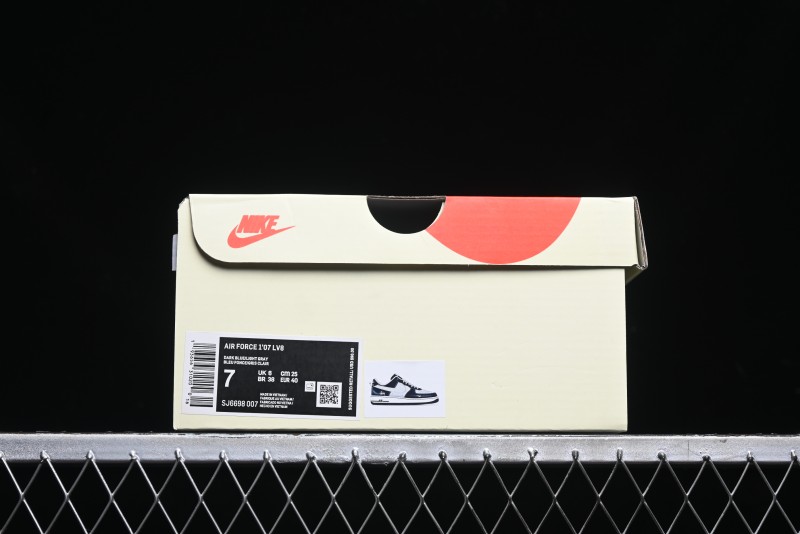Nike Air Force 1 '07 Low Stussy Collaboration - Grey Blue Suede Low-Top Casual Sneakers - SJ6698-007