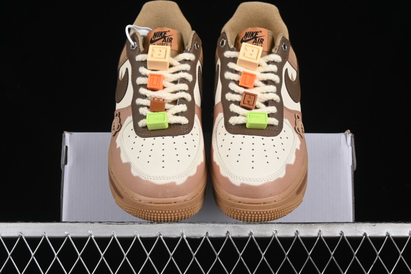 Nike Air Force 1 '07 Low Maillard Bear Casual Sneakers - CJ9297-999