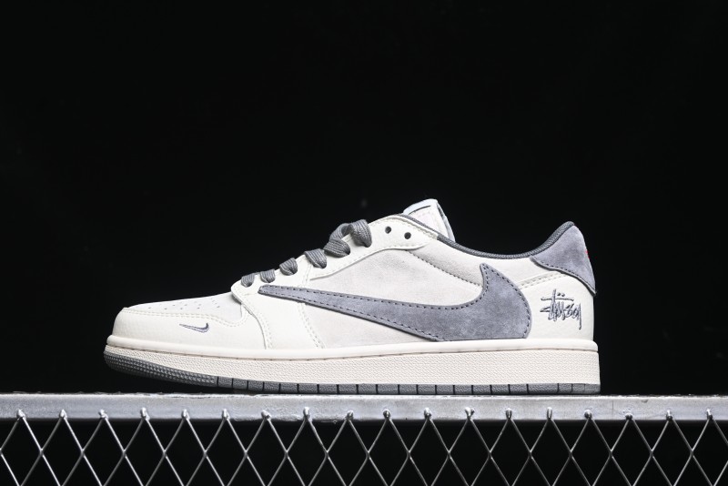 Nike Travis Scott x Fragment Design x Air Jordan 1 Low OG SP AJ1 Retro Sneakers - XZ6868-001