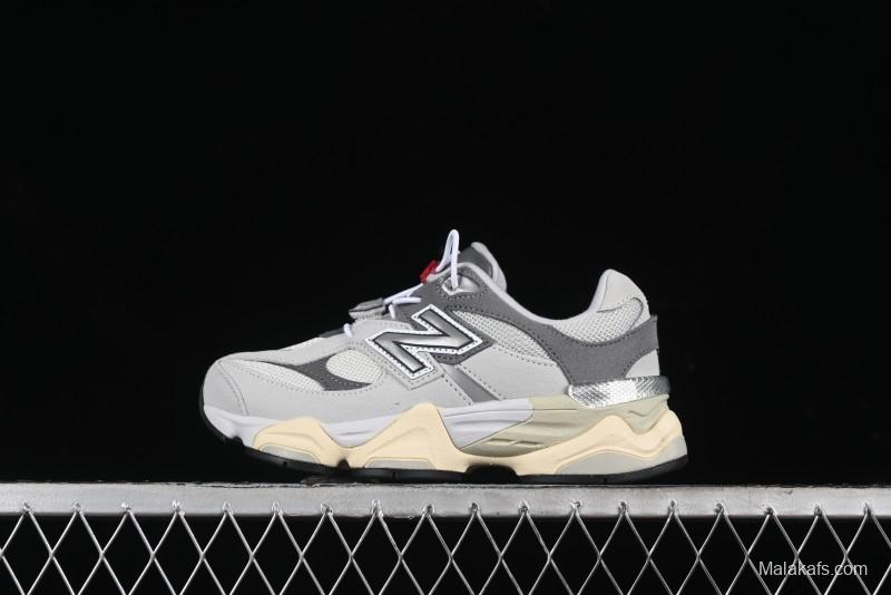 New Balance 9060 Series Hook and Loop Kids Sneakers - PV9060GRY